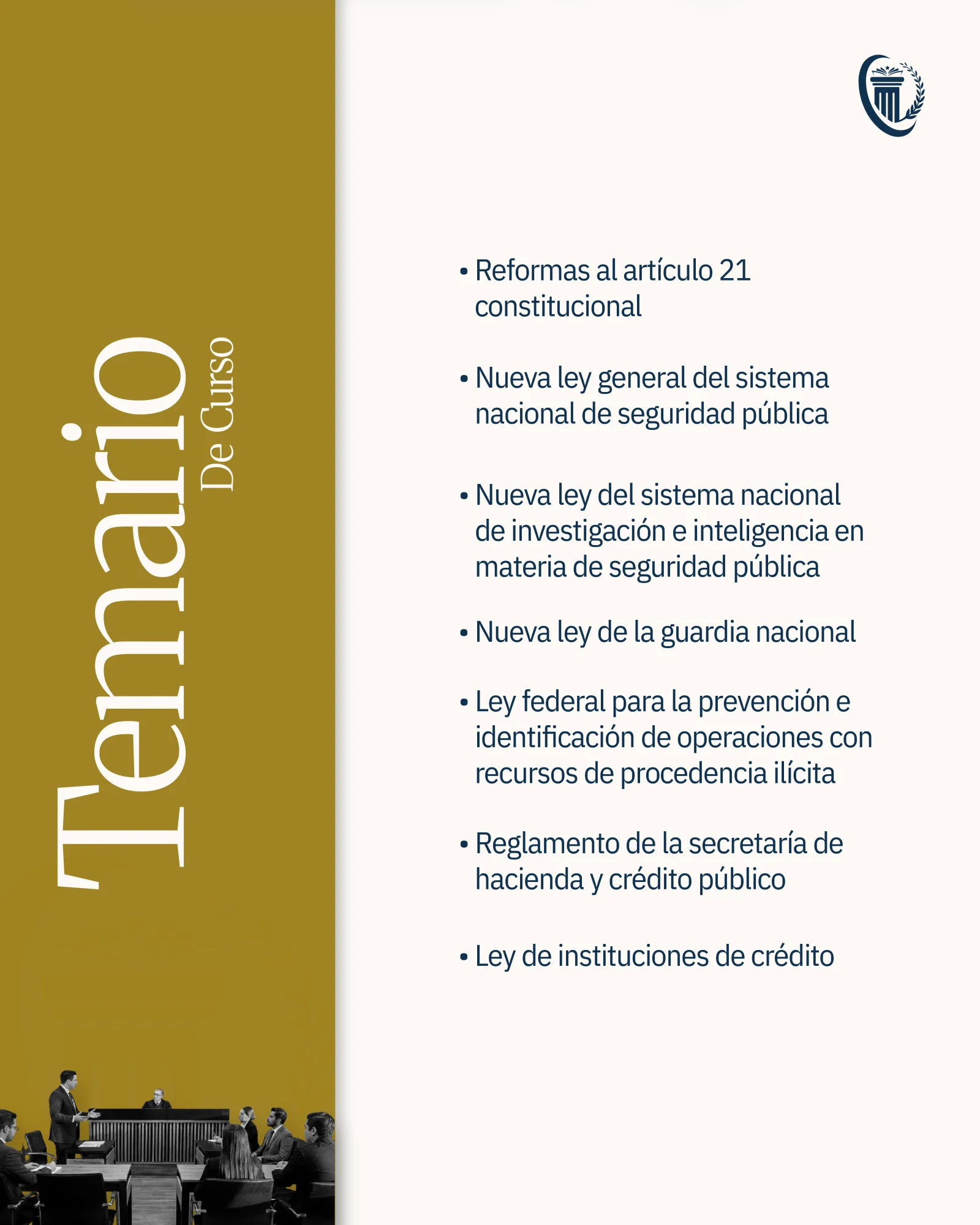 Curso: Nuevas Facultades — SSPC · UIF · PFF · GN - imagen 2